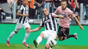 Chiellini Iličić Juventus Palermo Serie A Italija liga prvenstvo