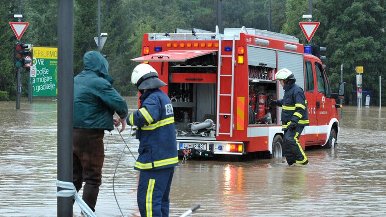 Septembrske poplave v Ljubljani. (Foto: Anže Petkovšek)
