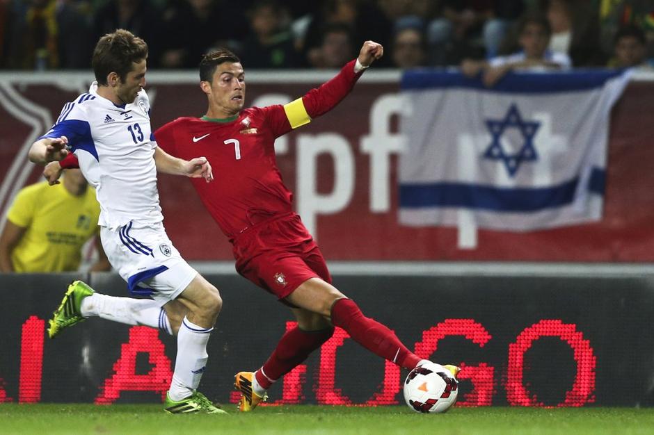 Cristiano Ronaldo Portugalska Izrael kvalifikacije za SP | Avtor: EPA