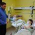 Borut Pahor v ljubljanski porodnišnici