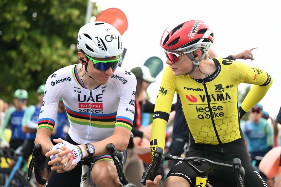 Tadej Pogačar in Jonas Vingegaard | Avtor: Profimedia