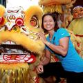 Sredin prosti dan je Li Na izkoristila za obisk kitajske četrti v Melbournu. (Fo