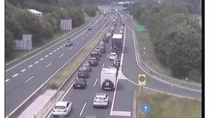 gorenjska avtocesta, zastoj, Hrušica