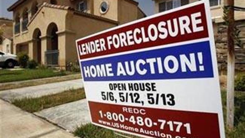 Ameriški trg stanovanjskih hipotekarnih posojil je zaradi bankrota številnih pos