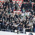 Navijači St Etienna na tekmi proti Nice