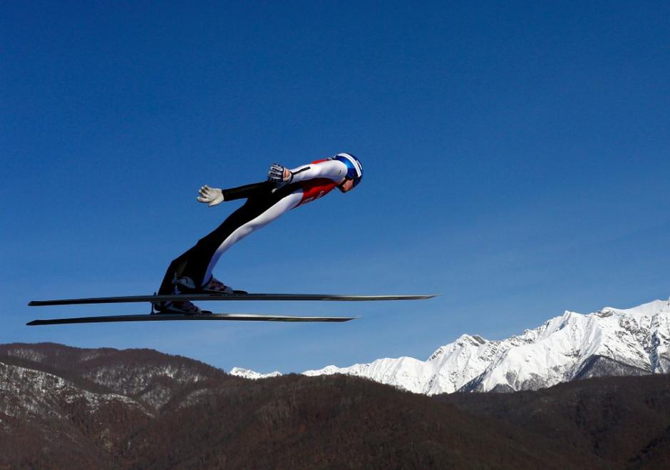 Soči 2014 Prevc trening smučarski skoki olimpijske igre | Avtor: EPA