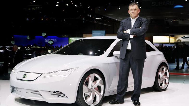 Koncept IBE je v Ženevi razkril James Muir, predsednik družbe Seat. (Foto: Seat)