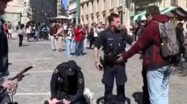 ljubljana policisti vklenjena ženska