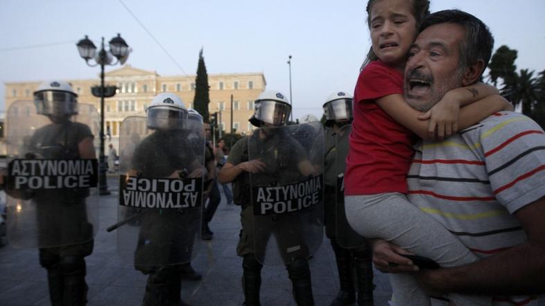 Protesti v Grčiji 