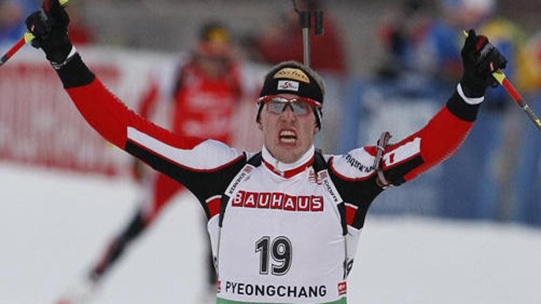 Mladi Dominik Landertinger je osvojil svoj prvi naslov svetovnega prvaka.