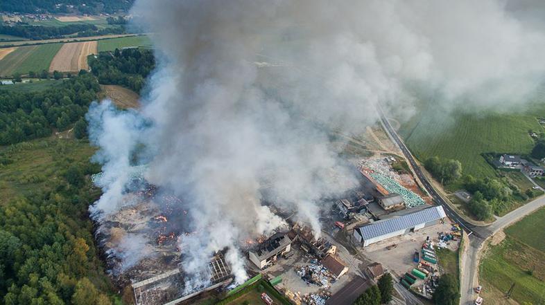 požar Zalog Straža