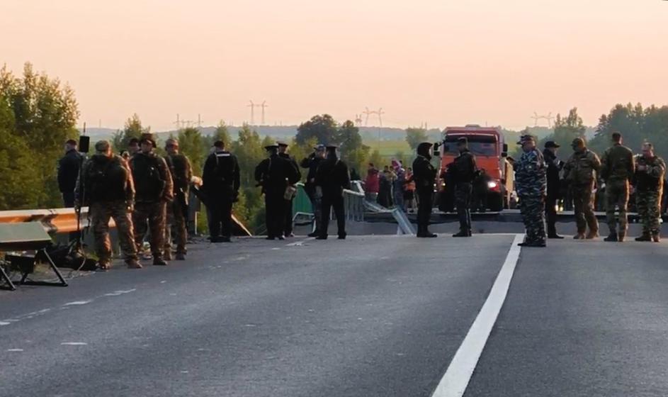 Brjansk most porušen