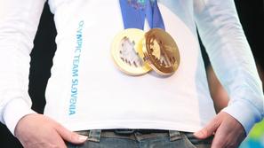 Maze sprejem olimpijci olimpijske igre Soči Mercator Center