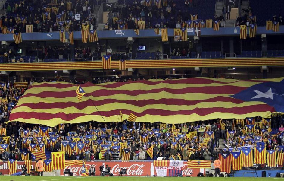 Katalonija Nigerija prijateljska tekma Barcelona katalonska zastava