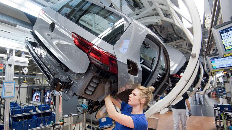 Proizvodnja avtomobilov, tovarna Volkswagen, Wolfsburg