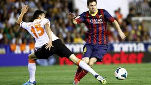 Messi Fuego Valencia Barcelona Liga BBVA Španija liga prvenstvo