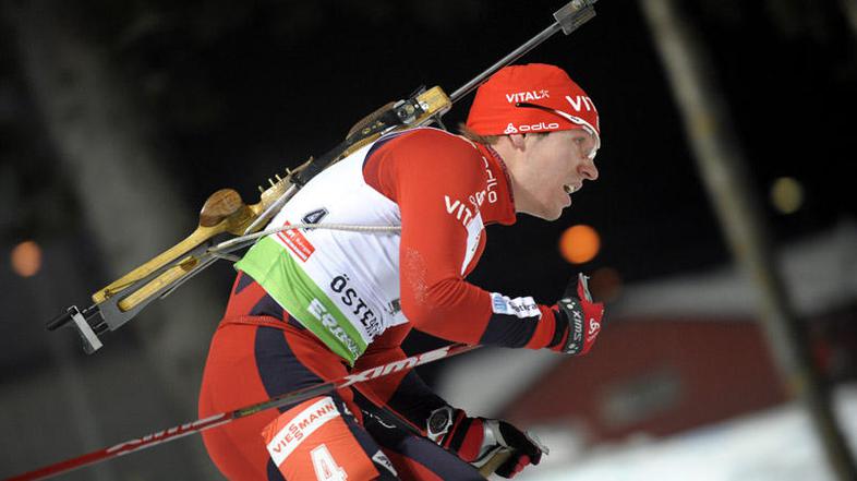 Norvežan Emil Hegle Svendsen v Östersundu ni imel prave konkurence. (Foto: EPA)