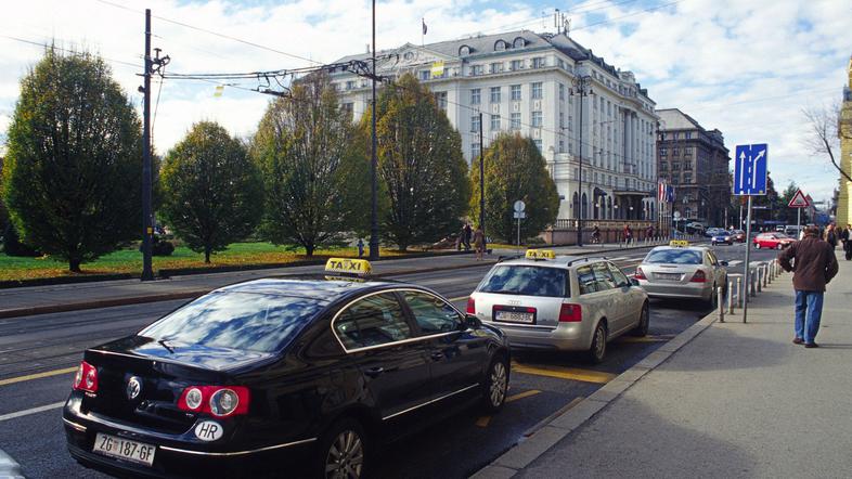 Taksisti v Zagrebu