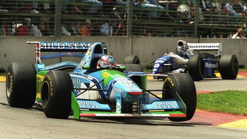 Michael Schumacher v Benettonu.