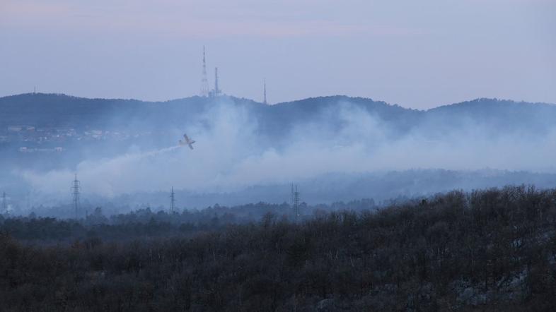 gašenje požara Kras