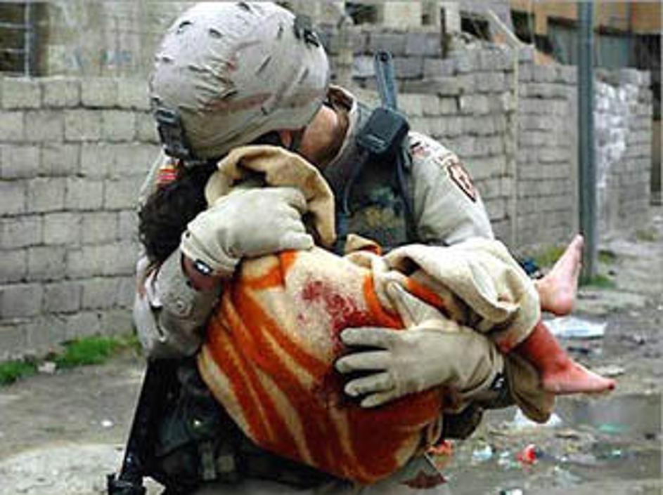 V krvavi vojni je življenje izgubilo mnogo otrok.