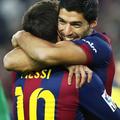 Lionel Messi in Luis Suarez
