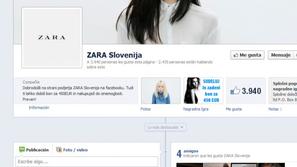 Zara Facebook