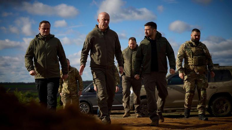 Volodimir Zelenski ukrajinska vojska vojaki