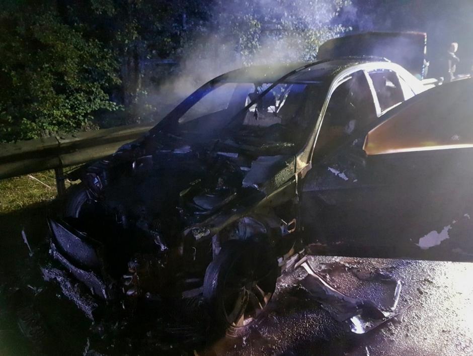 Goreče vozilo na primorki | Avtor: PGD Vrhnika