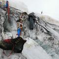 Ostanki pogrešanega alpinista na ledeniku v Švici.