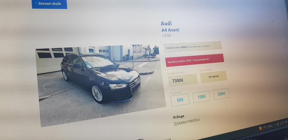 Spletna dražba vozil Autopoint | Avtor: Žurnal24 