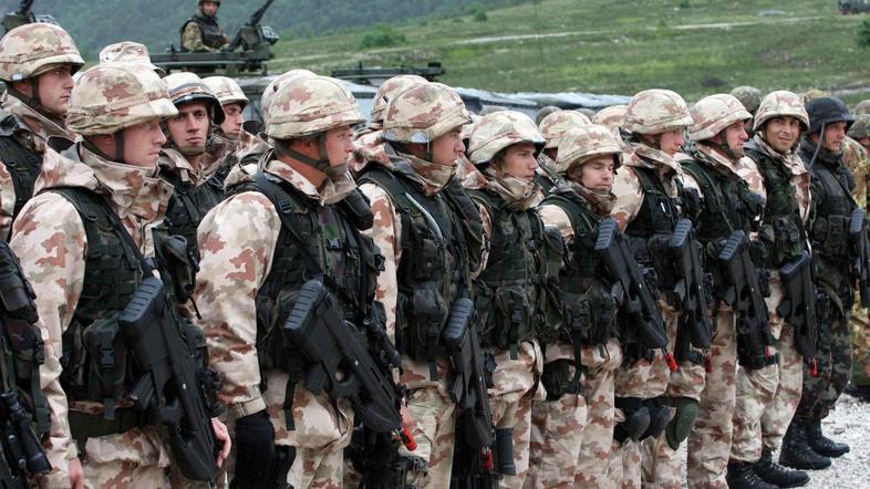 Zaradi finančne stiske ni več denarja za 800 vojakov, kot je bilo mišljeno sprva