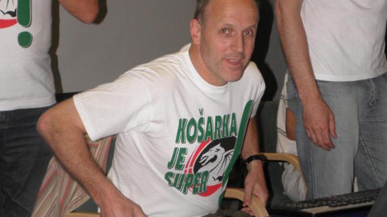 Nekdanji zmaj Hauptman sedaj vodi slovenskega prvoligaša Elektro. (Foto: Žurnal2