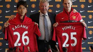 alex ferguson shinji kagawa nick powell