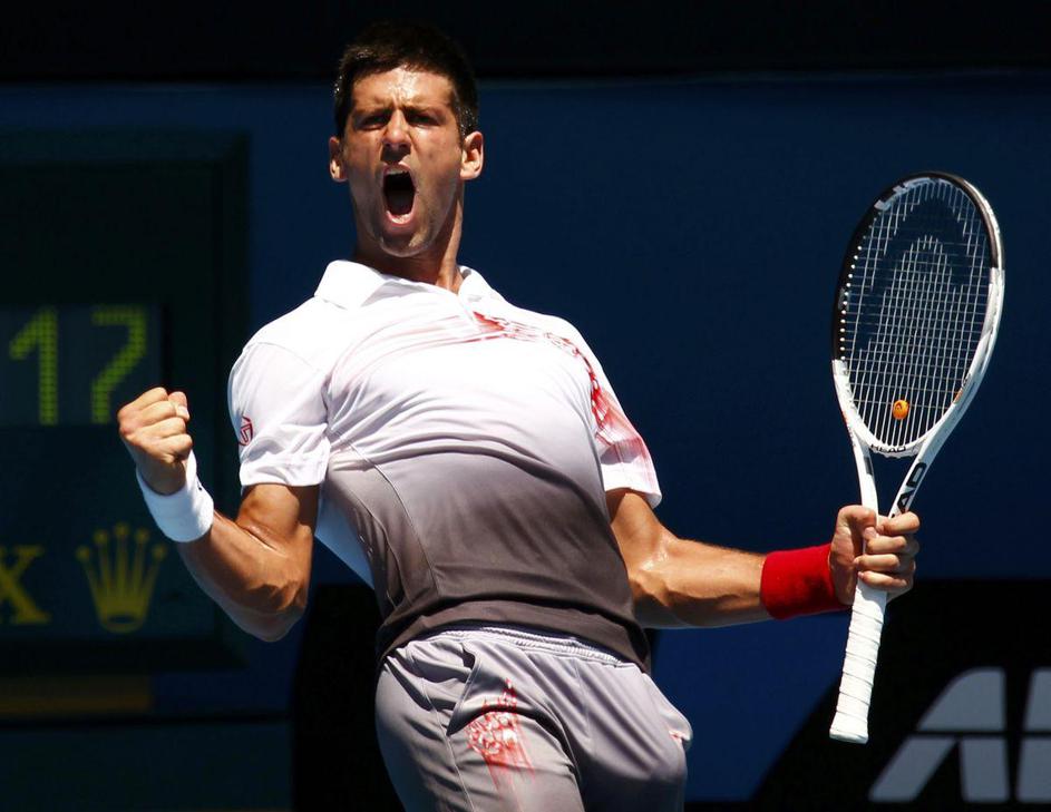 Novak Djoković je proti Chiudinelliju oddal en niz. (Foto: Reuters)