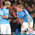 Sergio Agüero in Kevin De Bruyne