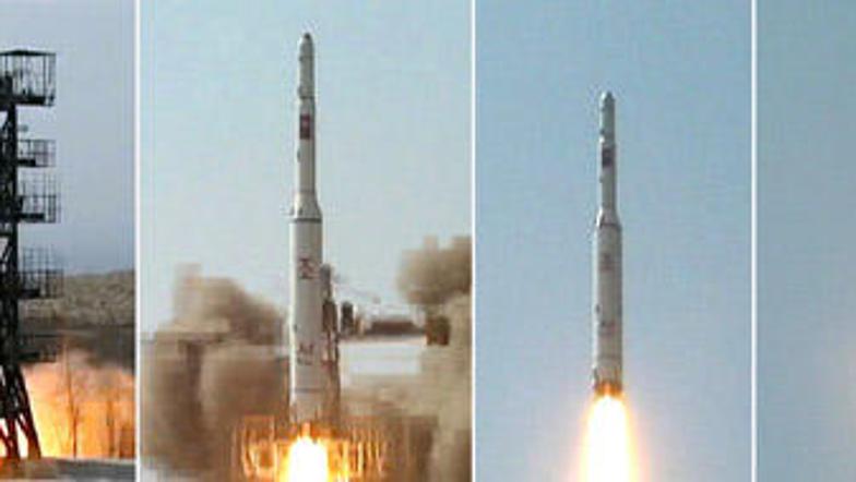 Severna Koreja je v torek zvečer, potem ko je že izstrelila dve raketi, izstreli