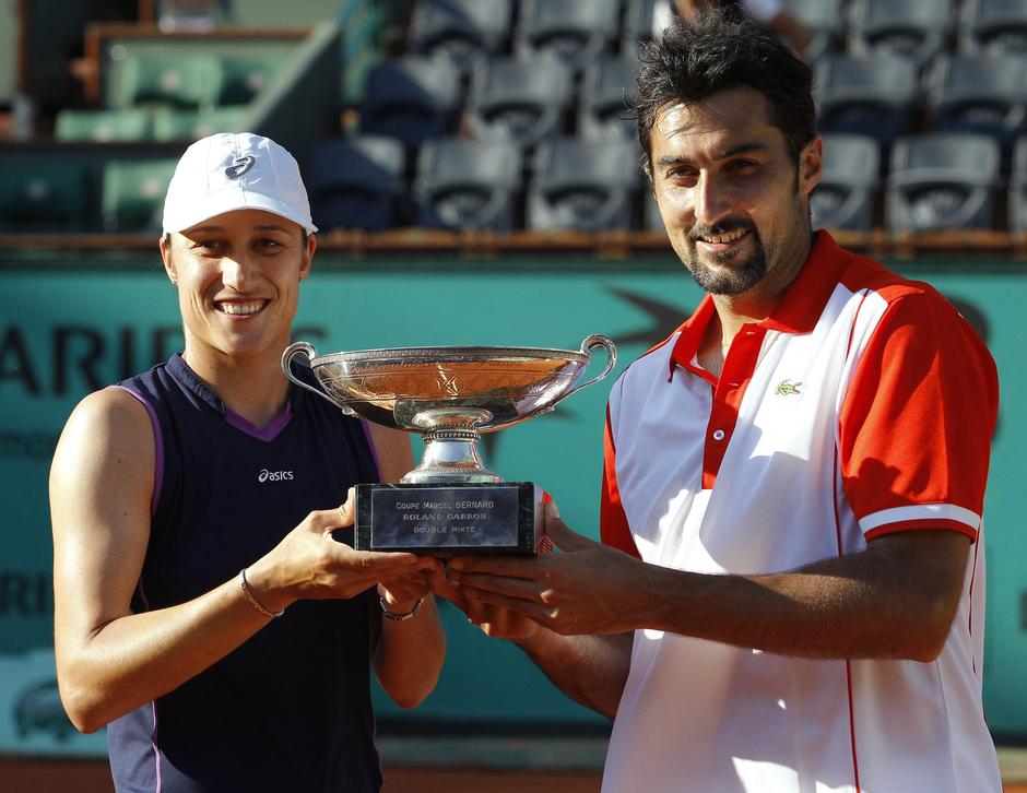 Katarina Srebotnik in Nenad Zimonjić (leta 2010) | Avtor: Profimedia