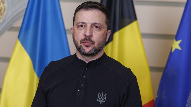 Volodimir Zelenski v Bruslju