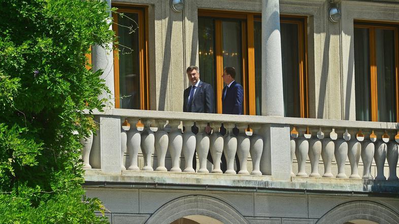 Srečanje Mira Cerarja in Andreja Plenkovića v Ljubljani