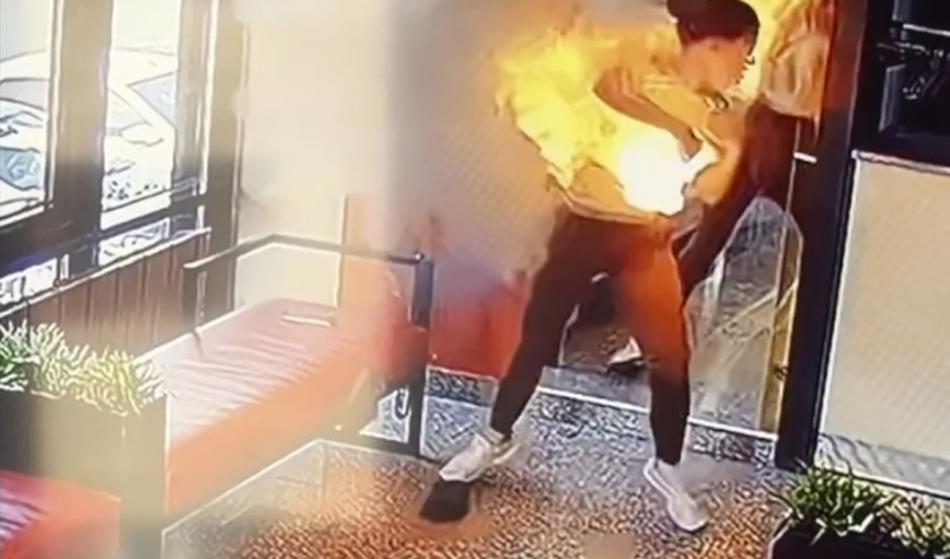 Video: Vplivnico nenadoma zajeli plameni