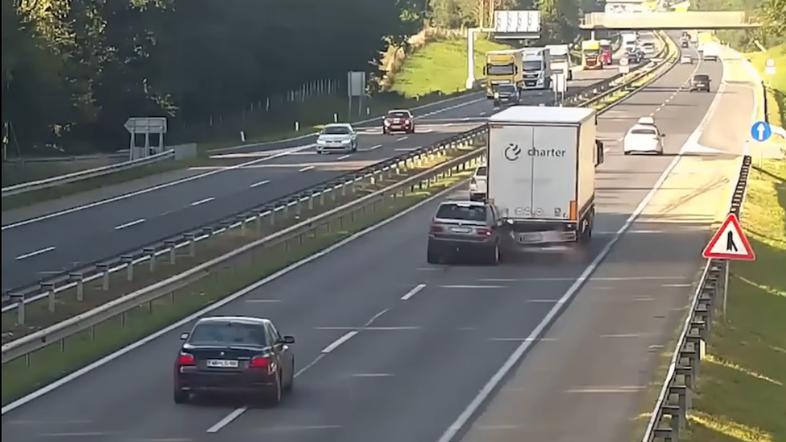 nesreča na avtocesti