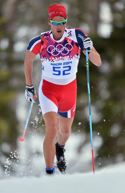 Chris Andre Jespersen smučarski teki olimpijske igre soči kratki rokavi