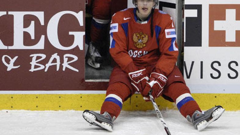 Aleksej Čerepanov na zadnji reprezentančni akciji pred ponedeljkovim tragičnim d