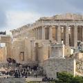 Grčija, protestniki, Akropola, delavci