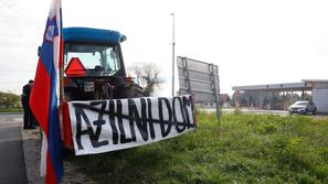 Središče ob dravi traktor protest