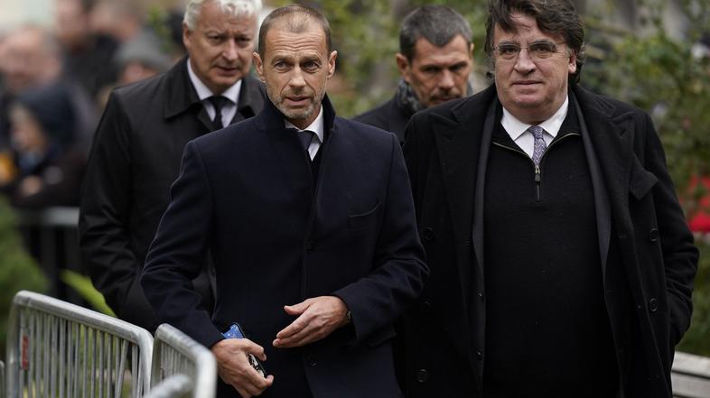 Aleksander Čeferin, pogreb Bobbyja Charltona