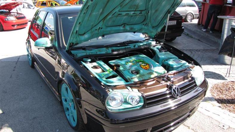 Srečanje VW in drugih predelanih vozil na Vrbskem jezeru.