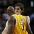 Kobe Byant in Pau Gasol