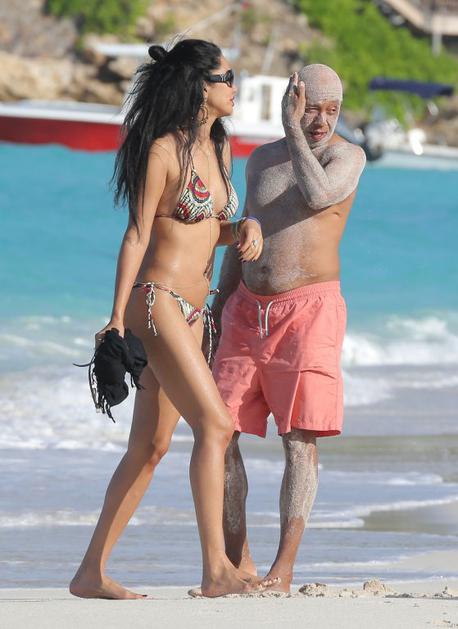 Russell Simmons in Kimora Lee Simmons